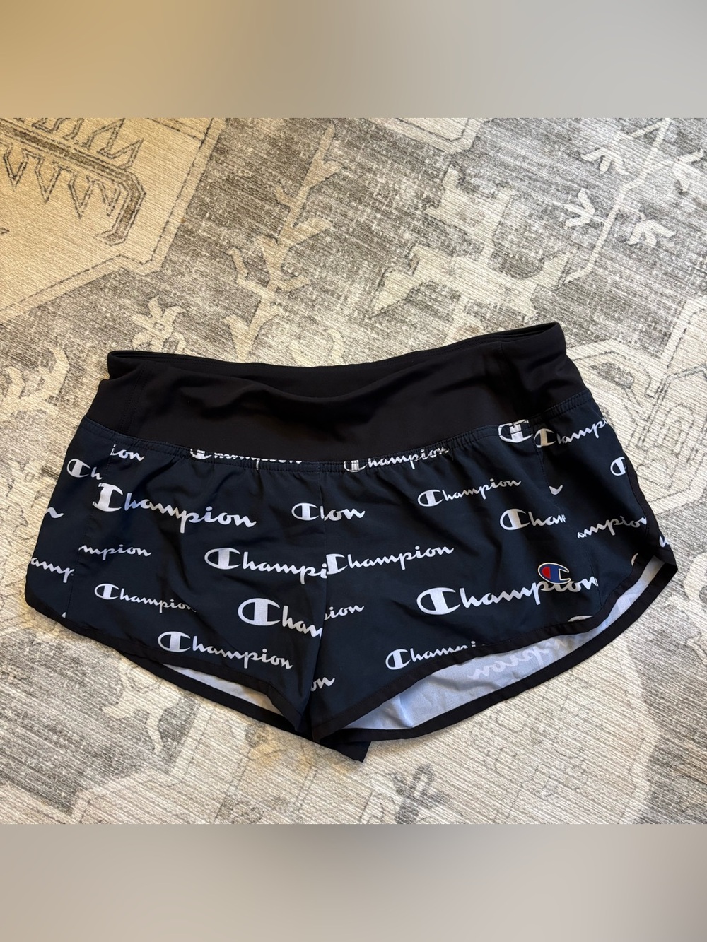 Champion Logo Athletic Shorts Small